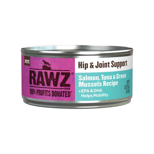 RAWZ Hip & Joint Salmon & Green Mussels Wet Cat Food 5.5oz