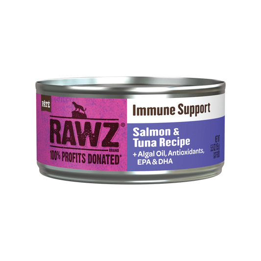 RAWZ Immune Support Salmon & Tuna Wet Cat Food 5.5oz