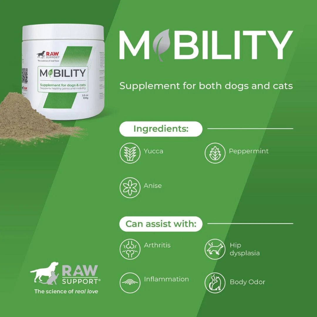 Raw Support Mobility Food Supplement 100g