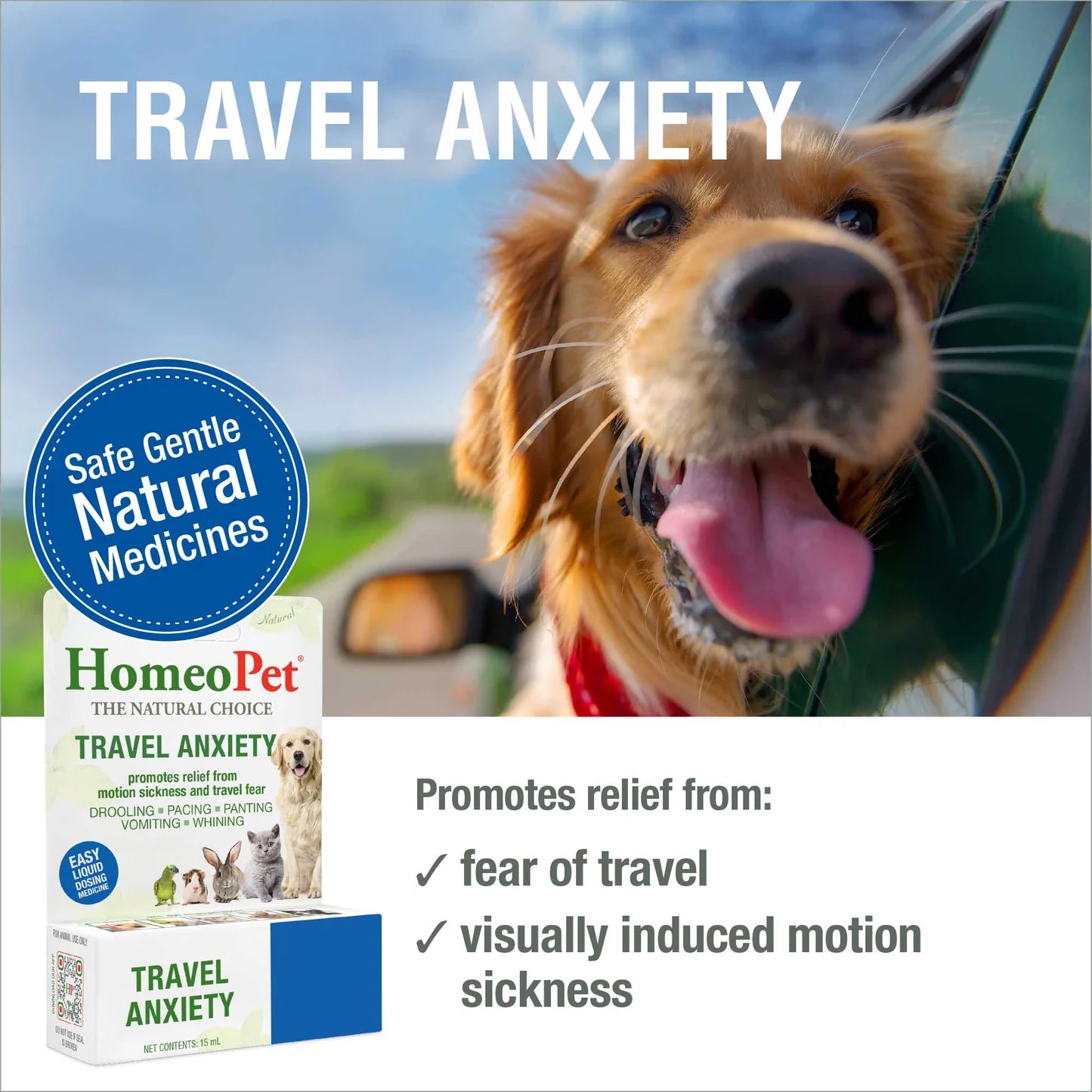 Homeopet Travel Anxiety 15ml