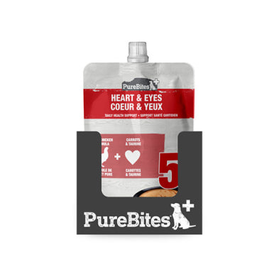PureBites Plus Squeezables Heart & Eyes For Dogs 71 gm