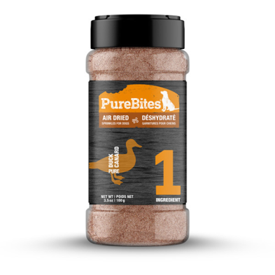 PureBites Pure Duck Air Dried Sprinkles for Dogs 3.5oz