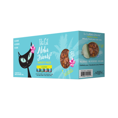 Tiki Cat Aloha Friends Variety Pack Wet Cat Food 12 x 3 oz (Cans)
