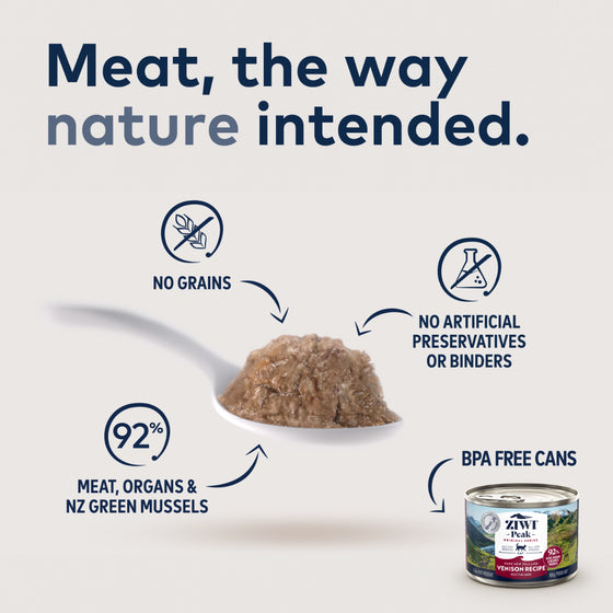 ZIWI Venison Wet Cat Food 185g