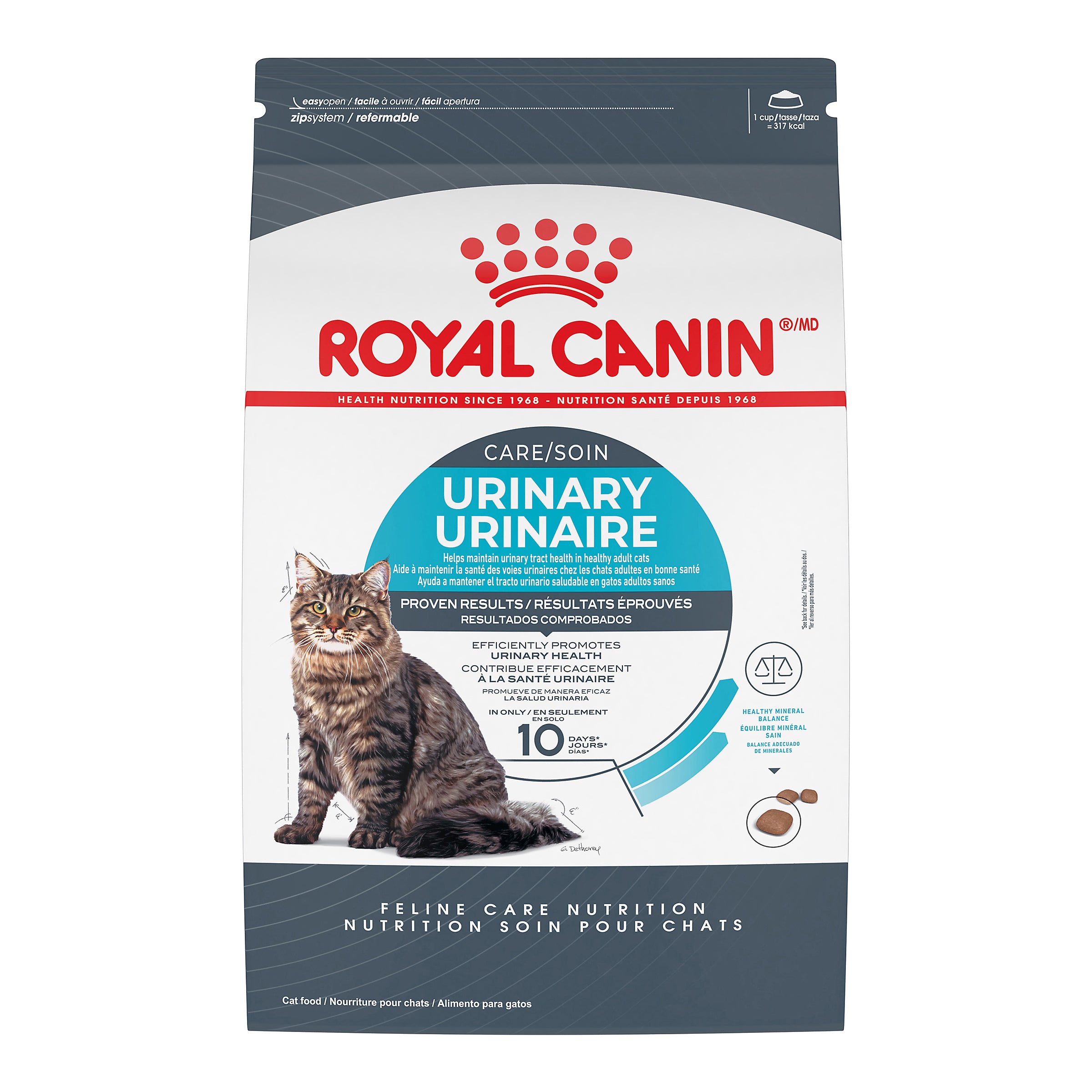 SUITABLE FOR A HEALTHY ADULT CAT NOT UNDER VETERINARY SUPERVISION FOR URINARY ISSUES. Should you have any doubt or any questions about your cat’s urinary health, please consult your veterinarian