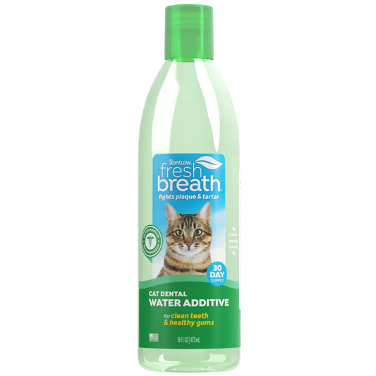 TropiClean Fresh Breath Dental Water Additive for Cats 473ml