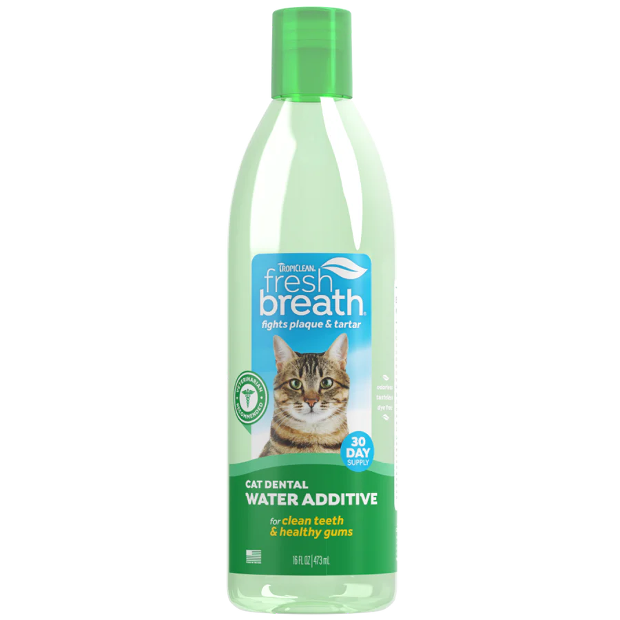 TropiClean Fresh Breath Dental Water Additive for Cats 473ml