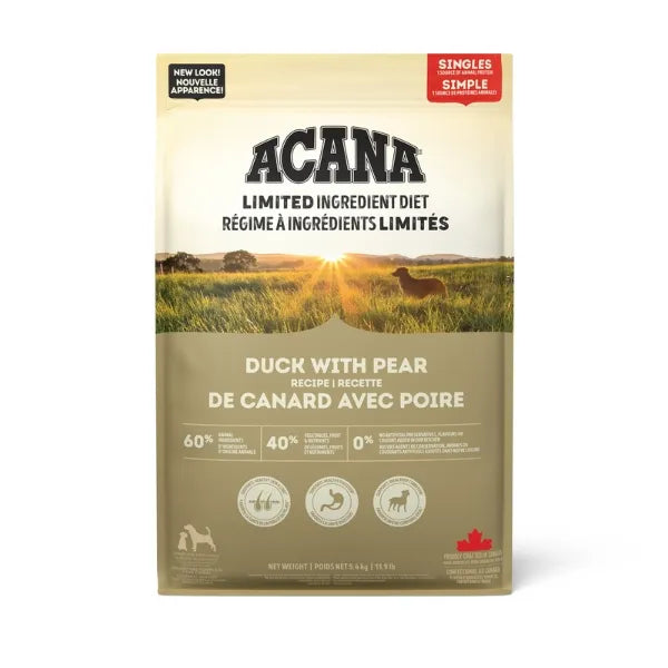 ACANA Dog - Singles - Duck & Pear Recipe 10.8 kg