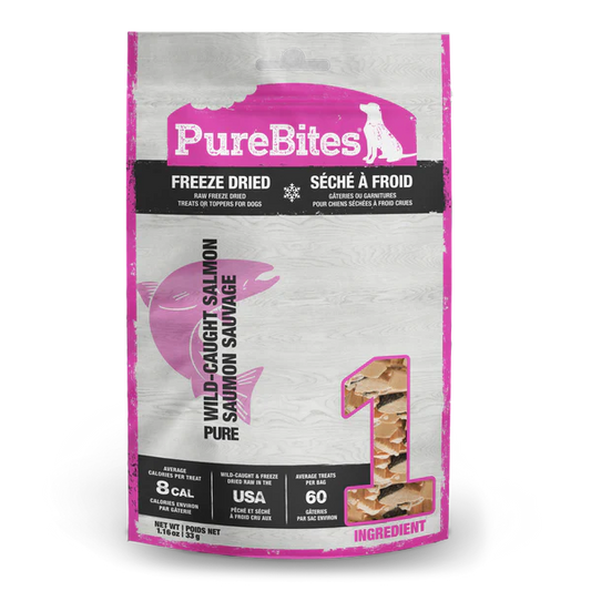 PureBites Salmon Freeze-Dried Dog Treats 33 gm