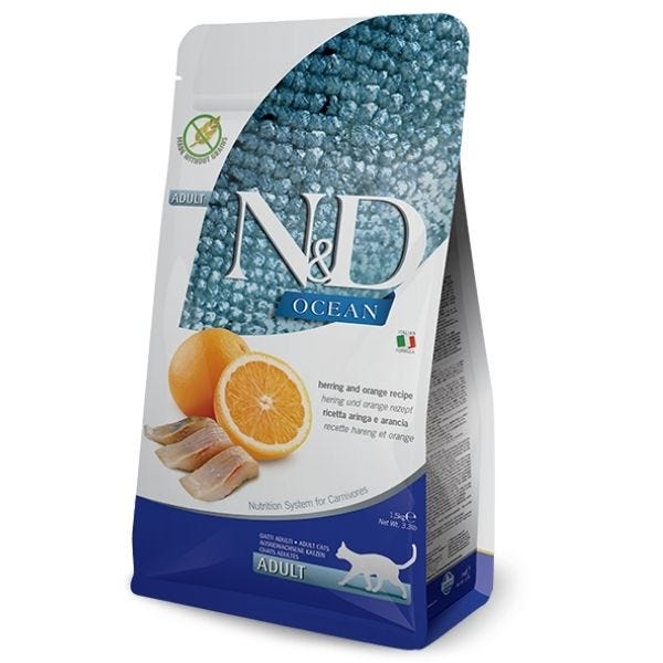 Farmina N&d Ocean Grain Free Cat Herring & Orange 3.3 Lb