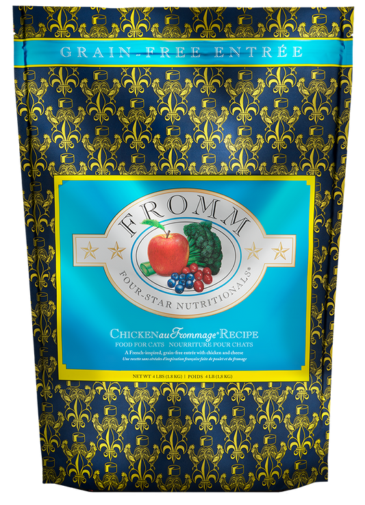 Fromm Four Star Nutritionals Chicken au Frommage Recipe Dry Cat Food 10 lb