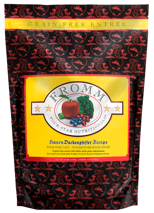 Fromm Four Star Nutritionals Hasen Duckenpfeffer Recipe Dry Cat Food 10 lb