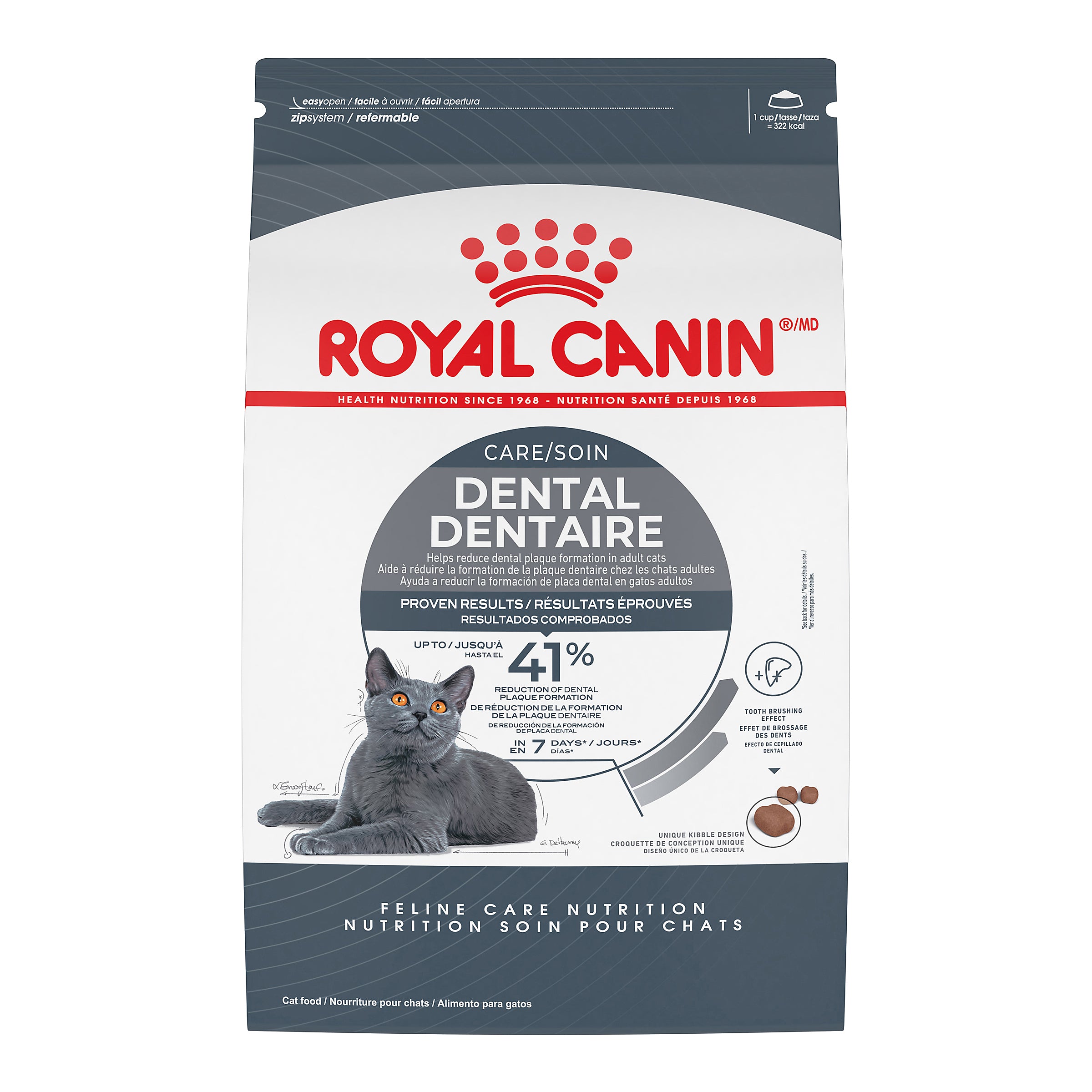 ORAL CARE is for adult cats from 1 to 10 years with oral sensitivities.
