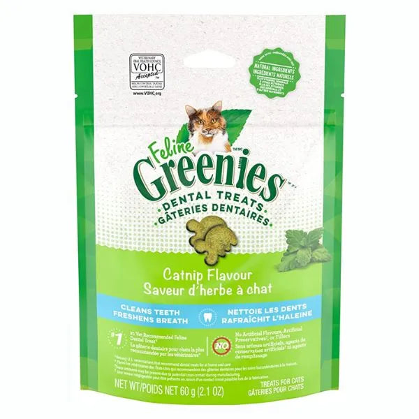 Greenies Feline Catnip Complete Dental Treat 2.1oz