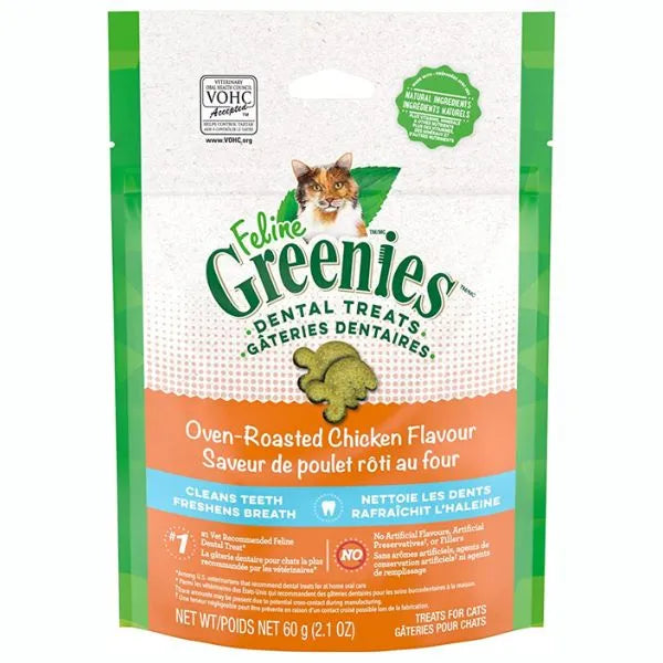 Greenies Feline Catnip Complete Dental Treat 2.1oz