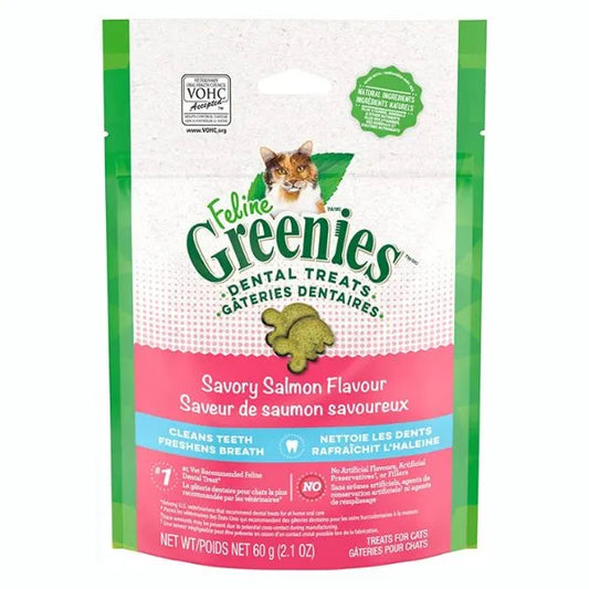 Greenies Feline Salmon Complete Dental Treat 2.1oz