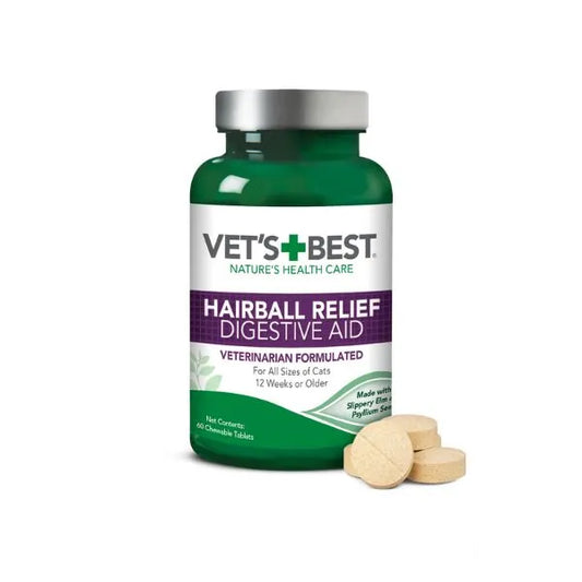 Vet's Best Hairball Relief Tablets for Cats