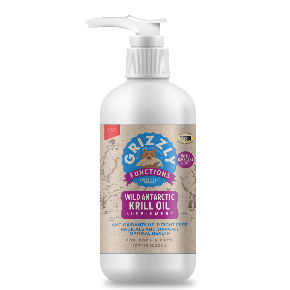 Grizzly Krill Oil 8oz