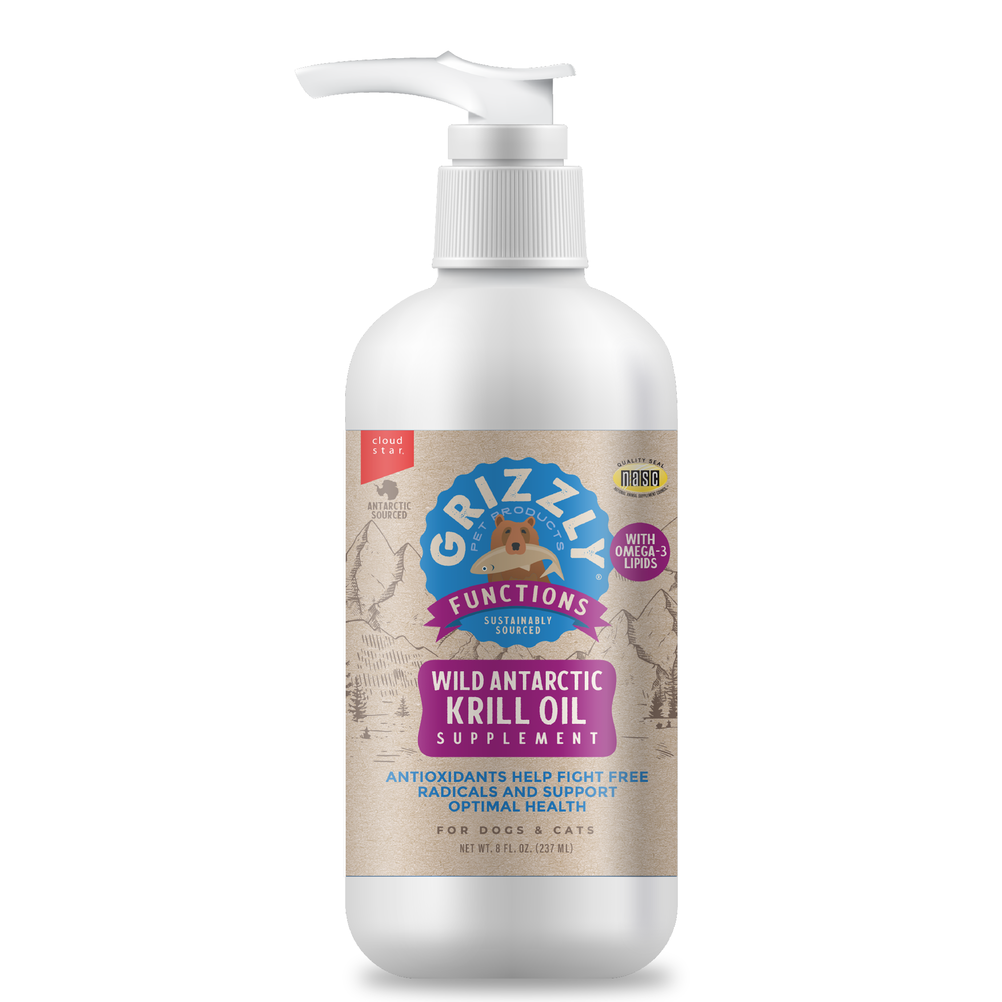 Grizzly Krill Oil 8oz