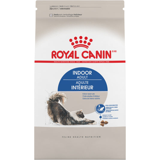 ROYAL CANIN® INDOOR ADULT addresses these issues for indoor cats, 1 to 7 years of age.
