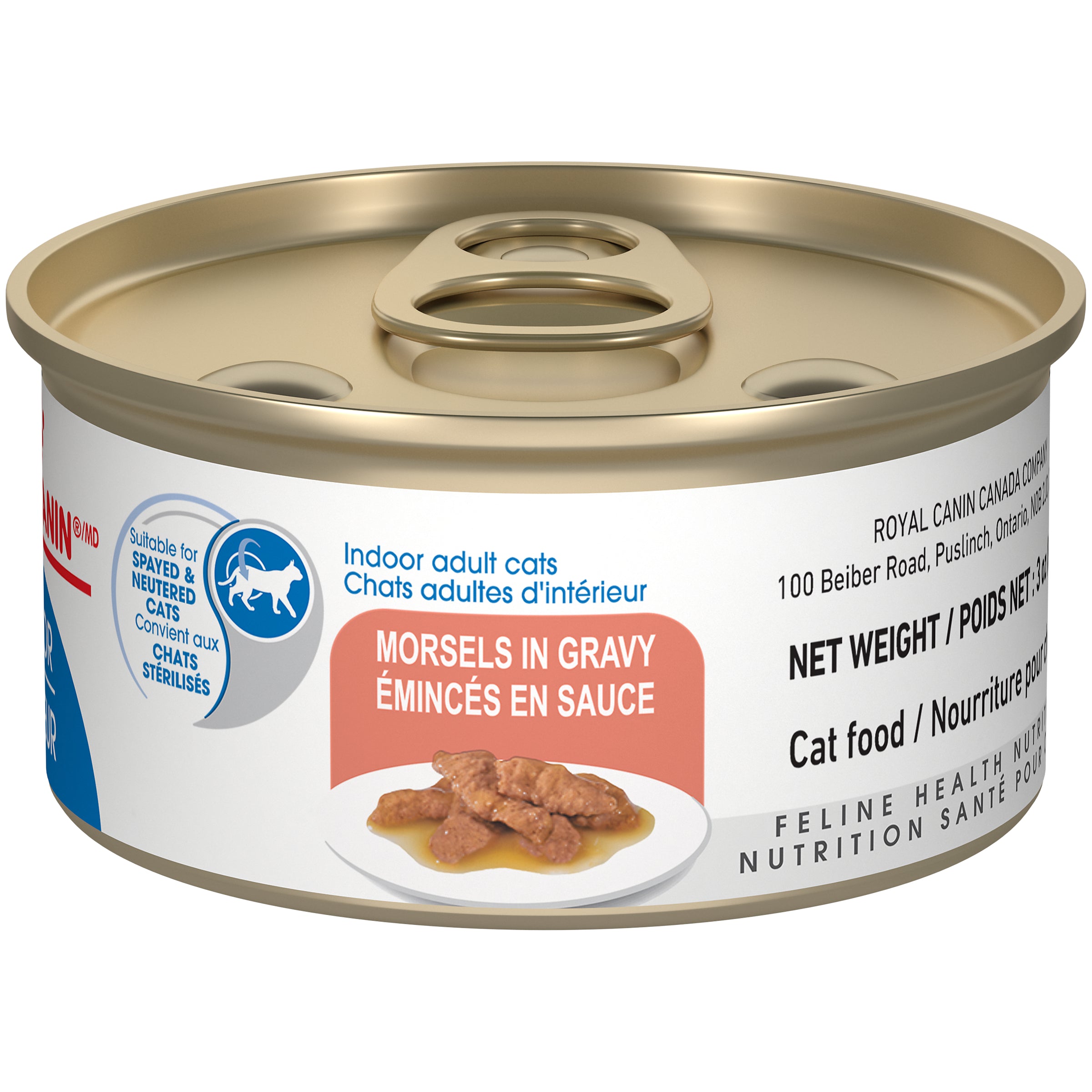 Royal Canin® Feline Health Nutrition™ Indoor Adult Morsels in Gravy Canned Cat Food, 3 oz