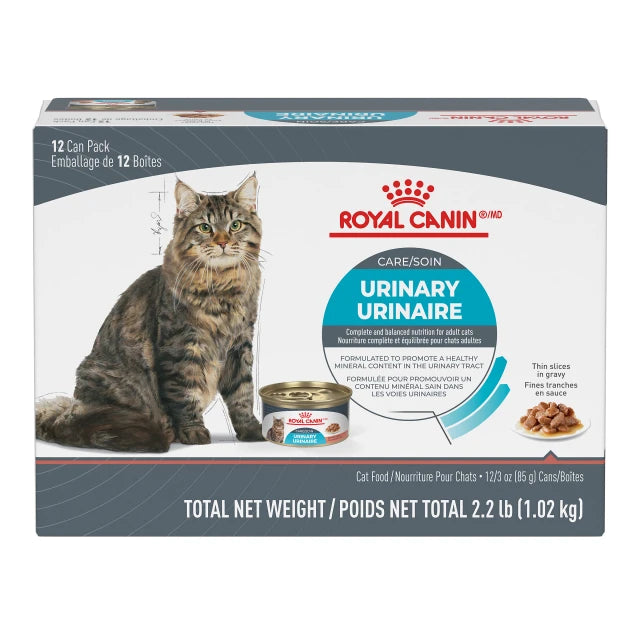 Royal Canin® Feline Care Nutrition™ Urinary Care Thin Slices In Gravy Canned Cat Food - 12 can pack, 3 oz