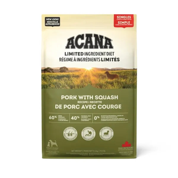ACANA Dog - Singles - Pork & Squash Recipe 10.8 kg