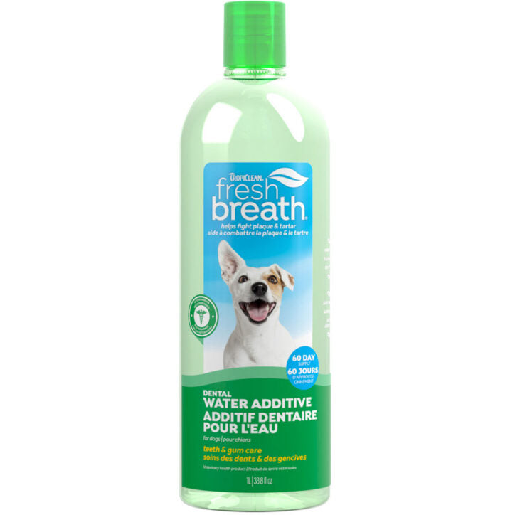 TropiClean Fresh Breath Dental Water Additive for Dogs 473ml
