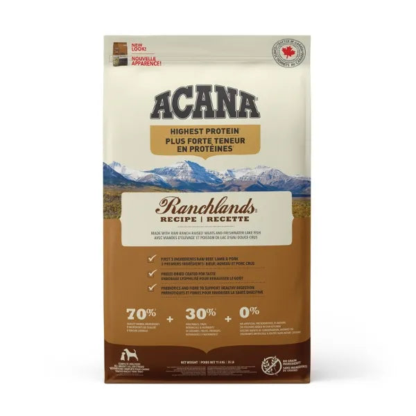 ACANA Dog - Highest Protein - Ranchlands 11.4 kg