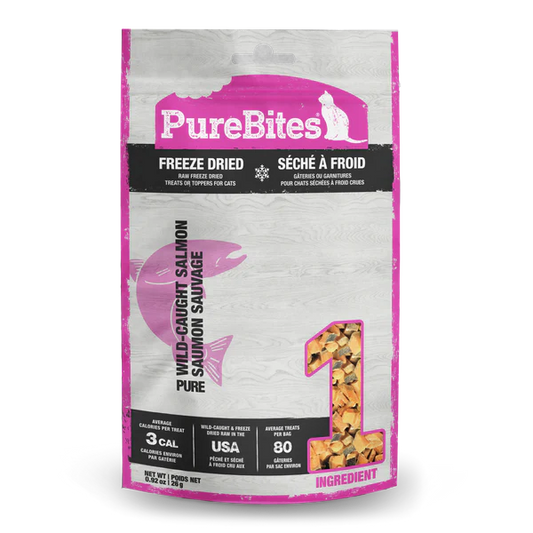 PureBites Wild Pacific Salmon Freeze-Dried Cat Treats 26 gm