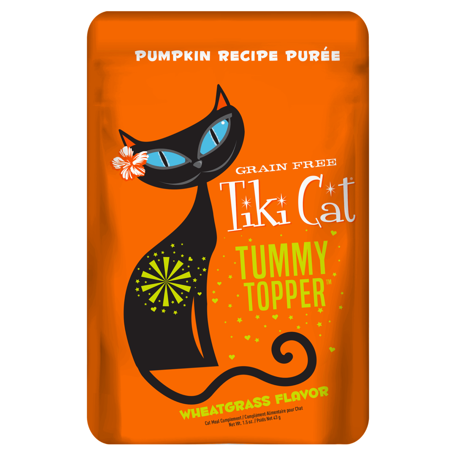 Tiki Cat Tummy Topper Pumpkin Puree Recipe Wet Cat Food/Topper 1.5oz