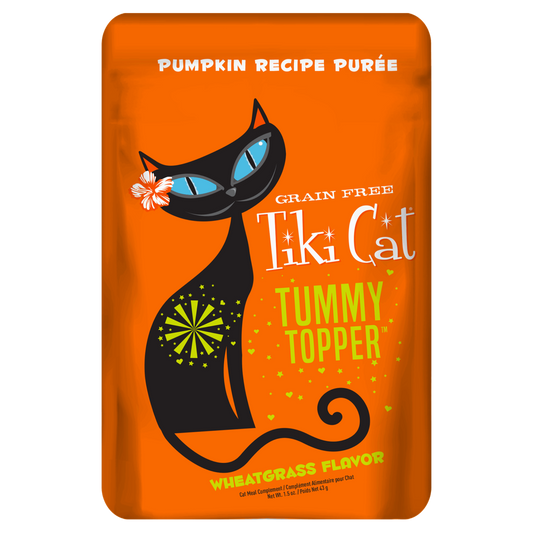 Tiki Cat Tummy Topper Pumpkin Puree Recipe Wet Cat Food/Topper 1.5oz