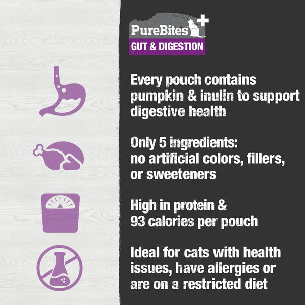 PureBites Plus Squeezables Gut & Digestion For Cats 71 gm