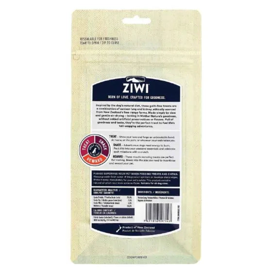 ZIWI Venison Lung and Kidney Chews 60g